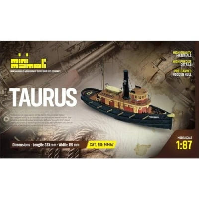 Immagine di MINI MAMOLI Modello Kit Barca Taurus Serie Scala 1:87 DUS_MM67