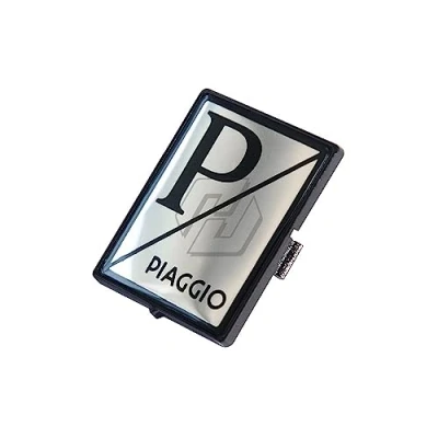 Immagine di QISUO for Piaggio Vespa LX Primavera Sprint GTV GTS Super 50 150 250 300 300ie 946 Scooter Accessorie Anteriore Emblema Horncover (Colore : Argento)