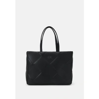 Immagine di Calvin Klein Relock Quilt TOTE Shopping bag, Donna, Taglia: One Size, Ck black