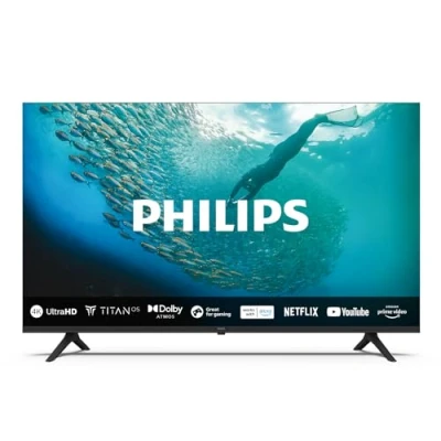 Immagine di PHILIPS 65PUS7009 4K LED Smart TV Display 65’’ con piattaforma Titan OS Pixel Precise Ultra HD e Dolby Atmos Sound, funziona Alexa Google Voice Assistant Nero