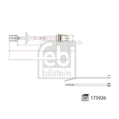 Immagine di FEBI BILSTEIN 175926 Sonda lambda anteriore riscaldato, di regolazione 4