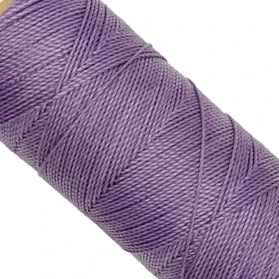 Immagine di Linhasita, rocchetto di filo cerato, Linhasita 100 g, 170 m, 1 mm spessore, in poliestere, macramè, 30 colori. metros / gr viola