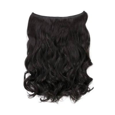 Immagine di CAISHA 50cm 1 Trama Extension con Banda Elastica Extensions Per I Capelli Posticcio Ondulato Marrone Cioccolato E103