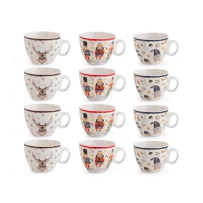 Immagine di H&amp;h set 12 tazze t noel cc220
