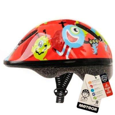 Immagine di meteor Casco Bici Ideale per Bambini e Adolescenti Caschi Perfetto Downhill Enduro Ciclismo MTB Scooter Helmet Tutte Le Forme di attività in Bicicletta Helmo MV6 2