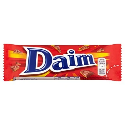 Immagine di Barrette Daim 28g 6 pack caramello croccante alle mandorle avvolto nel miglior cioccolato al latte caramelle svedesi univoche e gustose a base di ingredienti naturali
