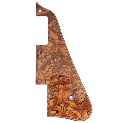 Immagine di Musiclily Battipenna Pickguard per Chitarra China Made Epiphone Les Paul Standard Stile Moderno,4 strati Tiger Spot Shell