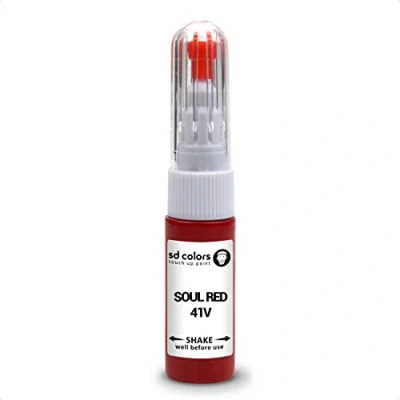 Immagine di SD COLORS Soul Red 41 V compatibile con MAZDA New Touch Up Paint Pen Kit di riparazione 20 ML GRAFFI CHIP SPAZZOLA CODICE COLORE ANIMA ROSSO
