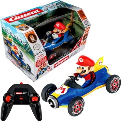 Immagine di Carrera Toys RC 2.4 GHz Mario Kart Mach 8 Auto da Corsa Radiocomandata con Batterie Ricaricabili, Gioco Adatto per Bambini dai 6 Anni in Su, Multicolore, 370181066