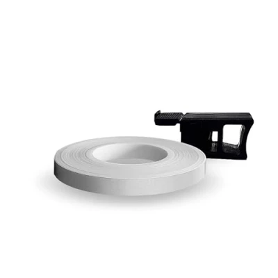Immagine di Wheel Stripes Strisce Adesive per Cerchi Moto con Applicatore, Argento Race, 7 mm x mt