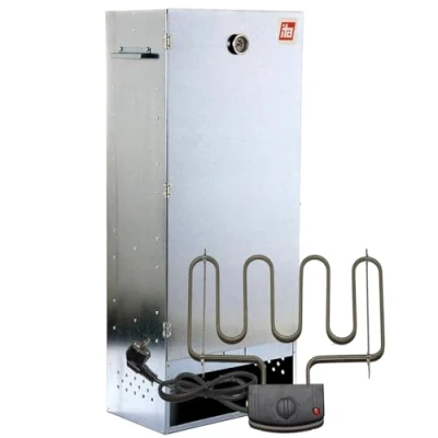 Immagine di ITA Affumicatore elettrico 7004 Armadio per affumicare premium XL In acciaio inossidabile 111 cm Qualità Made EU Direttamente dal produttore Fumatore affumicatura