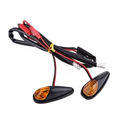 Immagine di Yctze Luce di segnalazione per auto, 2 indicatori direzione integrati moto a LED