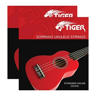 Immagine di TIGER Ukulele Soprano Strings, Confezione da 2