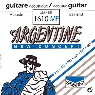 Immagine di Savarez corde per chitarra acustica Argentine singole D4/Re4 1214MF con sfera