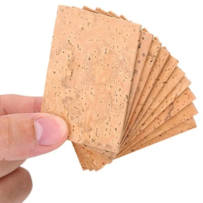 Immagine di Alto Saxophone Cork,Foglio di Sughero,10 Pezzi Universal Sax Neck Joint Foglio Sughero per Alto/Soprano/Tenore