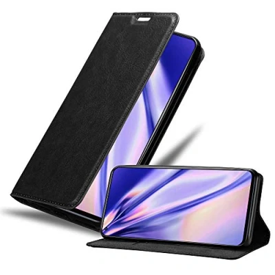 Immagine di Cadorabo Custodia Libro Compatibile con Xiaomi Mi 10T / PRO in Nero di Notte Vani Carte, Funzione Stand e Chiusura Magnetica Portafoglio Cover Case Wallet Book Etui Protezione