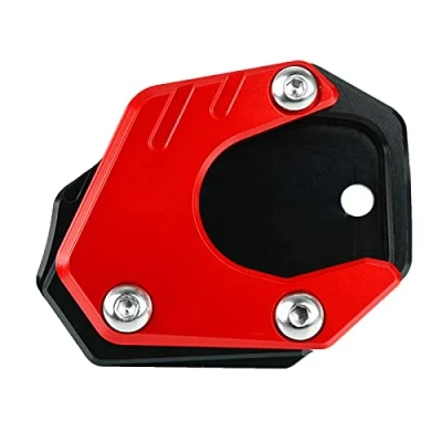 Immagine di Motociclo CNC Alluminio Cavalletto Laterale Ingrandisci per CB650R Neo Sports Cafe 2019 2022 CBR650R 2021 CB500F CB500X 2013 CB125R CB300R 2018 Nero+Rosso