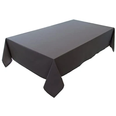 Immagine di Lemos Home Concept Collection, tovaglia in 100% cotone, colori e misure a scelta, 120 x 160 cm, colore: grigio basalto