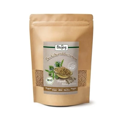 Immagine di Biojoy Semi di fieno greco BIO (1 kg), interi, per spezie, tè e tisane, naturali, senza additivi
