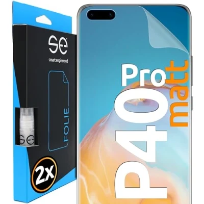Immagine di smart engineered 3D Pellicola Protettiva per Schermo Huawei P40 PRO [2 Pezzi Transparente, Case Friendly, qualità dell&#039;immagine Full HD,Pellicola TPU