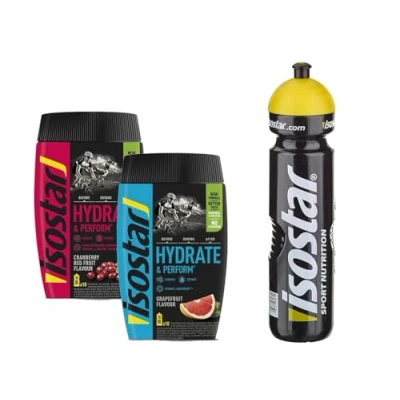 Immagine di Isostar Hydrate &amp; Perform Grapefruit + Cranberry Water Bottle 1L