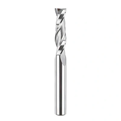 Immagine di SpeTool Frese per Legno Diametro Gambo 8 mm Fresa Elicoidale UpCut Lunghezza di Taglio 32 HRC55 a Spirale Canali Scanalatura Metallo Duro Integrale CNC InTaglio