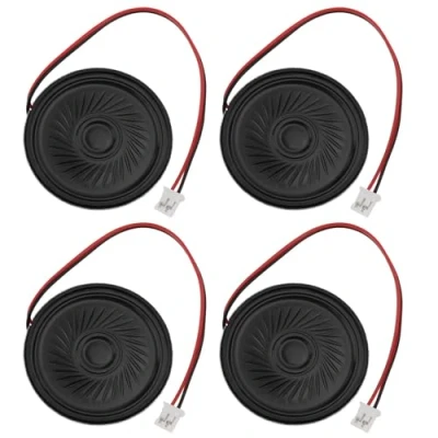 Immagine di VGOL 4 mini altoparlanti magnetici da 40 mm 2 W con connettore JST PH compatibile Raspberry Pi Arduin, lunghezza del cavo 100
