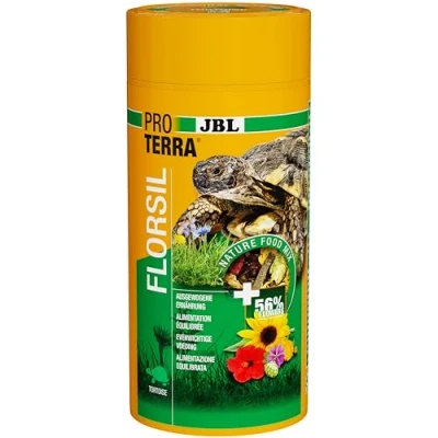 Immagine di JBL Proterra FLORSIL 1 litro di mangime principale per tartarughe terrestri con fiori