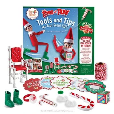Immagine di Kit ufficiale per 24 giorni di elfo sullo scaffale creare oltre 100 momenti magici: include 15 oggetti scena e accessori con libro idee da 60 pagine