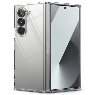 Immagine di Ringke Fusion Compatibile con Cover Samsung Galaxy Z Fold 6, Calza Perfetta Custodia Trasparente e Antiurto Protettiva Robusta Ottima Grip Clear