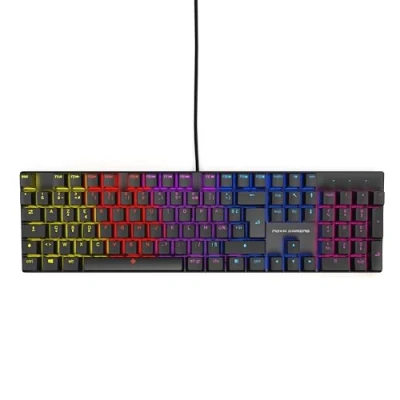 Immagine di NOVA Gaming HERCULE Tastiera Meccanica cablata USB Gamer, retroilluminazione RGB, 104 tasti di cui 26 anti ghosting, AZERTY francese Compatibile con PC Gaming, Windows e Linux