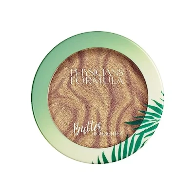Immagine di Physicians Formula Murumuru Butter Highlighter, Illuminante in Polvere Arricchito con Burro di e Perle Multicolore per un Radioso Bagliore Duraturo, Tonalità Champagne