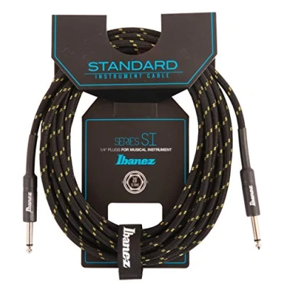 Immagine di Ibanez SI20 BG 6,1 m 2 connettori dritti Standard cavo strumento in tessuto, colore: beige