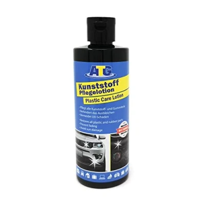 Immagine di ATG Autozubehör Teile Gerl Lozione Per La Cura Della Plastica Gomma, 250 Ml Si Prende Delle Parti In E Gomma Le Rende Come Nuove (Multicolore)