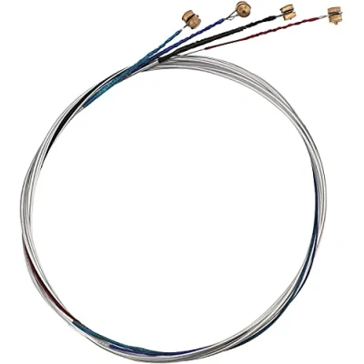 Immagine di SAVITA Set Universale 4/4 Corde Per Violino, Classiche In Argento (GDAE) Anima Acciaio Con Testa Sferica Nichelata Strumenti a Violino