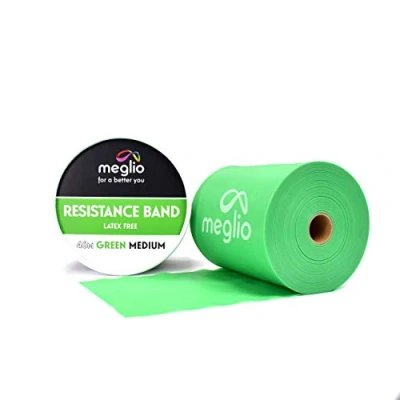 Immagine di Fascia di Resistenza Meglio Rullo 46 metri, Rotolo Banda Elastica Senza Lattice per Fitness, Palestra, Allenamenti a casa, Ginnastica, Allenamento Resistenza, Riabilitazione e Bodybuilding