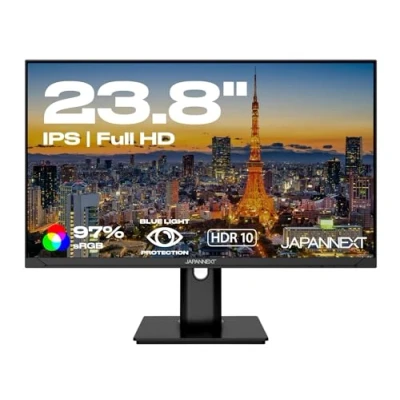 Immagine di JapanNext Monitor PC 23,8&quot; Full HD Pannello IPS Inclinazione regolabile Modalità Ritratto Filtro luce blu G Sync/FreeSync JN IPS2382FHDR HSP