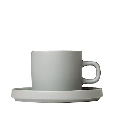 Immagine di Blomus Cups and Saucers Pilare Mirage Grey 200 ml 2 Pieces