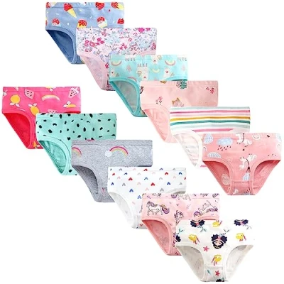 Immagine di Adorel Slip Mutandine Cotone Culotte Intimo Bambine Confezione da 12 Gelato 4 5 Anni (Dimensioni del Produttore 120)