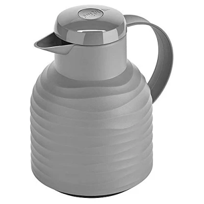 Immagine di EMSA N4010900 Samba Caraffa Termica in plastica, 1 l, Liter, Acciaio Inossidabile, Wave Stone