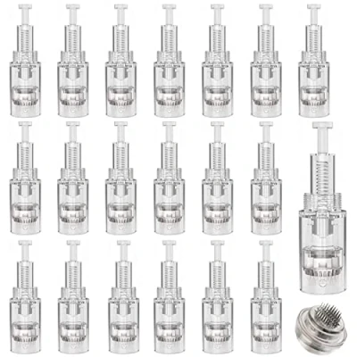 Immagine di 20 Pezzi Dermapen Microneedling 36 Aghi Needles Cartucce Per Derma Pen Micro Nano Needling Penna Con Confezionata Singolarmente Auto Electric Deep Microaghi
