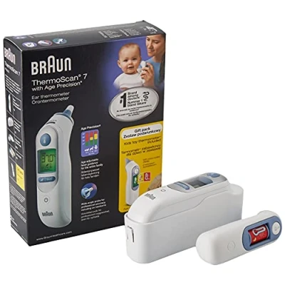 Immagine di Braun Thermometer, ThermoScan 7®, with Age Precision® technology, a toy