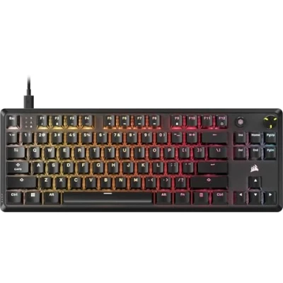 Immagine di Corsair K70 CORE TKL RGB Tenkeyless Tastiera meccanica da gioco Switch Lineari MLX Red V2 Pre lubrificato doppio strato di riduzione del rumore Copritasti ABS a colpo