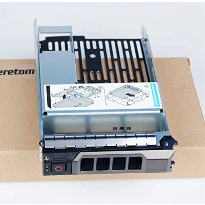 Immagine di Heretom Hybrid Hard Drive 6,3 cm 2.5&quot; 9W8C4 Vassoio Adattatore a 8,9 3.5&quot; Tray Caddy for Dell R730xd R720xd T610 T630 R320 R420 R530 R720 T320 T420 T620 T430 MD1200 MD3200