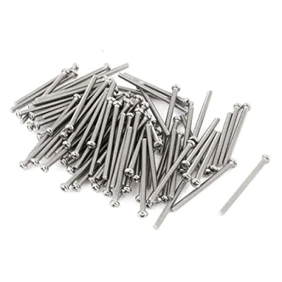 Immagine di M2,5 x 35 mm 304 Viti a testa tonda Phillips in acciaio inox Bullone 60 pezzi