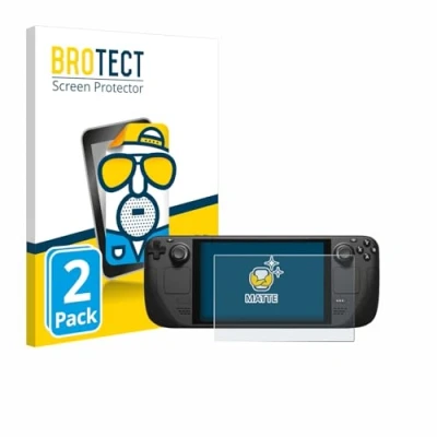 Immagine di brotect Pellicola Protettiva Opaca per Valve Steam Deck/OLED Anti Riflesso (2 Pezzi)