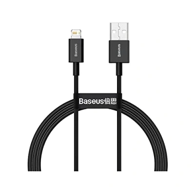 Immagine di Baseus Cavo serie Superior da USB a iP 2,4A 1m (nero) (1 m, 2.0),