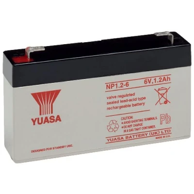 Immagine di Yuasa NP1.2 6 Acido piombo (VRLA) V