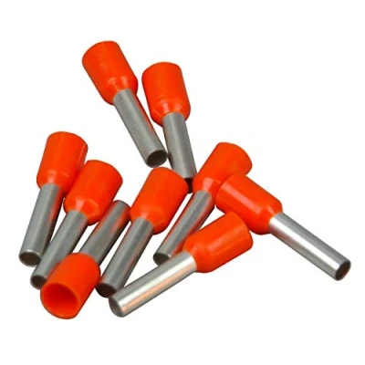 Immagine di Kopp 354412092 Capicorda con colletto in plastica, 25 pezzi, 4 mm², colore: Arancio