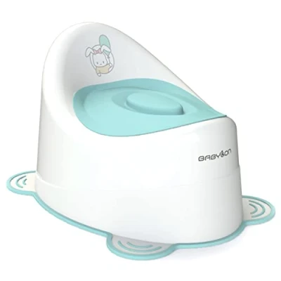 Immagine di BABYLON Vasino per bambini con coperchio anti scivolo Snail wc, colore: Bianco